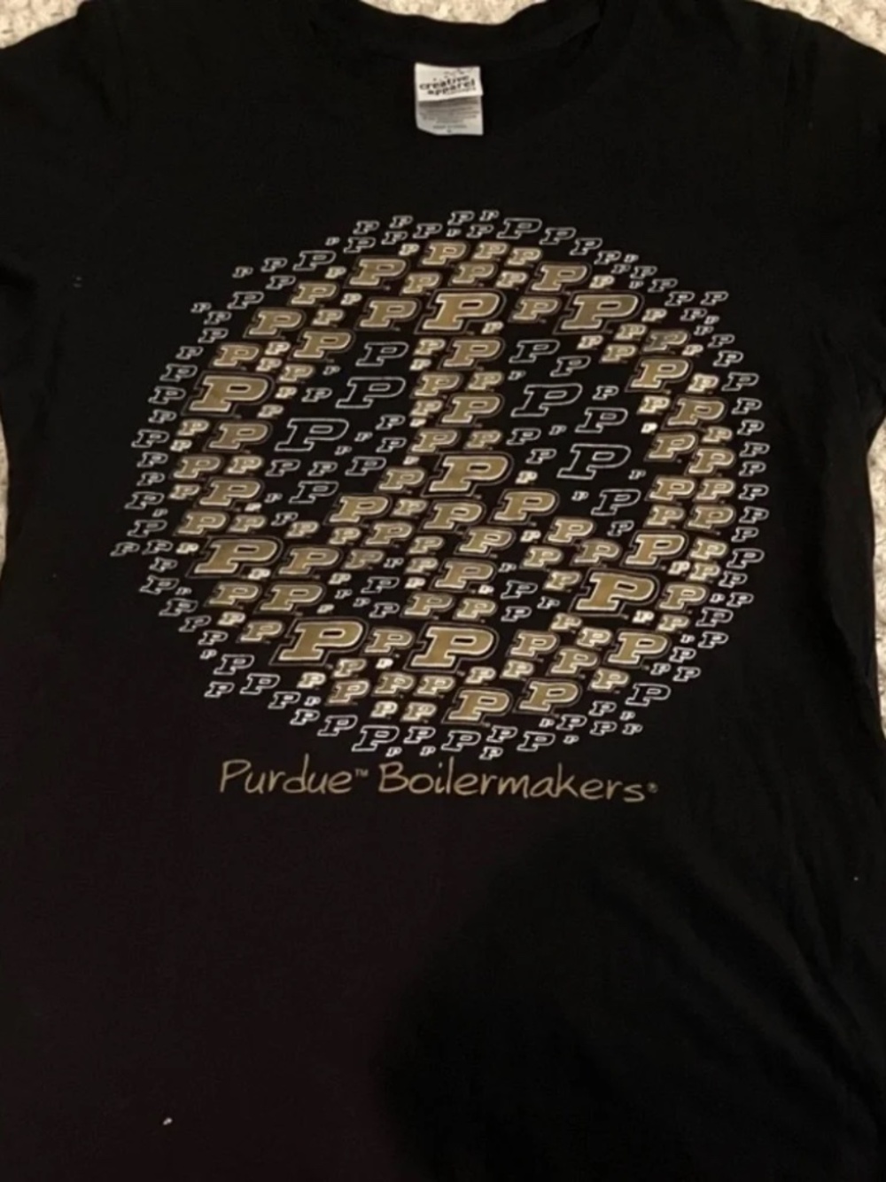 Purdue Creative Apparel Concepts  Purdue Boilermakers T-Shirt Size Medium NWOT